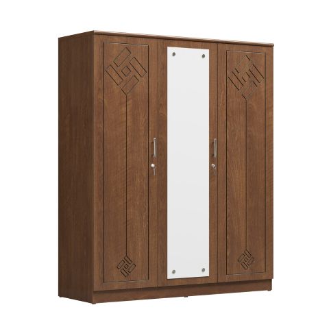 Gandharaj Cupboard (3 Door With Mirror)